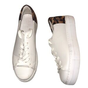 Able the label leather and calf hair Emmy sneakers sz 8